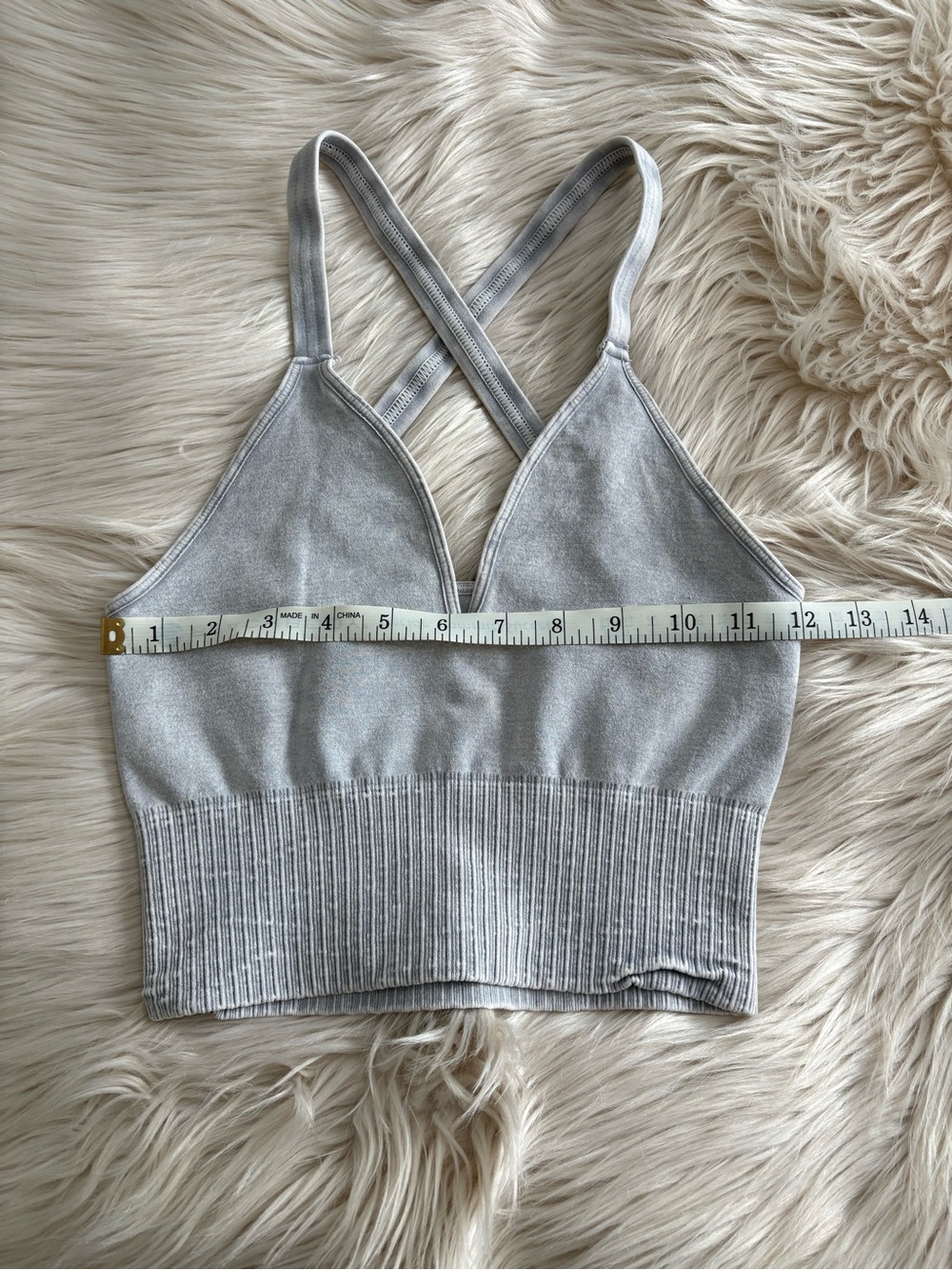 FREE PEOPLE Good Karma Crop Tank Top XS/S - Picture 8 of 9